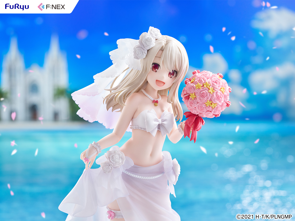 F:NEX 剧场版「魔法少女伊莉雅 无名少女」 伊莉雅苏菲尔·冯·艾因兹贝伦 婚纱泳装ver. 1/7 比例手办